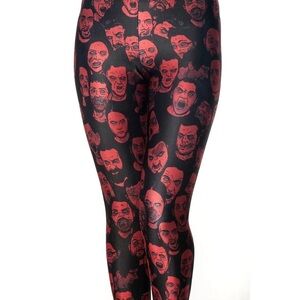 BlackMilk Zombie Red Leggings Limited Edition Halloween Gruesome Size S